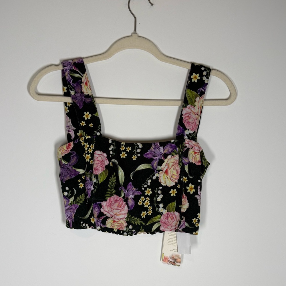 Agua Bendita Leah Dreamin Crop Top LG - Picture 2 of 5